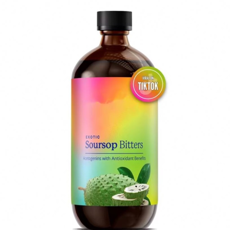 Hot Sale Soursop Bitters Liquid With Sousop Leaves for Immune Boost With Black Seed, Moringa,Herbal Blend