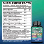 Custom Sea Moss 7000mg Capsules Black Seed Oil Ashwagandha Turmeric Ginger Shilajit 9000 Panax Ginseng MACA