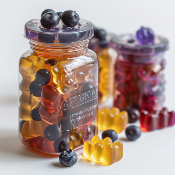 蓝莓软糖工厂-可定制天然视力护理糖果