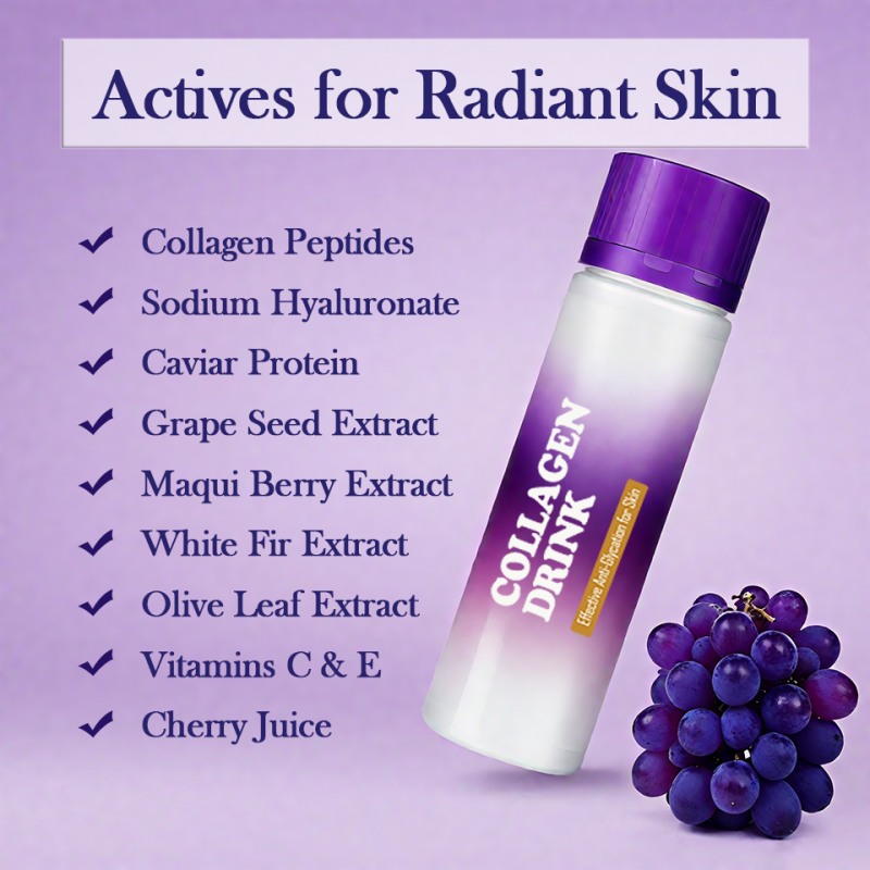 Grape Seed Liquid Manufacturer - OEM Sugar Free Skin Elasticity