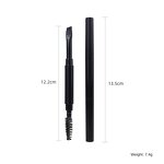Eyebrow Brush Manufacturer - Portable Double Spiral with Oblique Angle Flat Blade for Applying Eyeliner and Powder