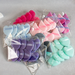 Makeup Puff Set Manufacturer - 8pcs Super Soft Wedge Flocking Cotton Triangle Case for BB Cream Loose Air