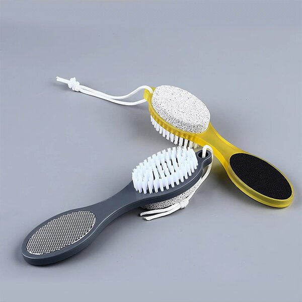 Pedicure Kit Manufacturer - Hot Selling 4-in-1 Double Sided Custom Callus Remover with Steel Files Sandpaper Pumice Stone