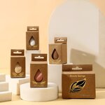 Makeup Blender Sponge Manufacturer - Custom Logo Packaging Wholesale Coffee Powder Puff