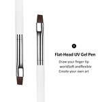 Nail Painting Brush Manufacturer - Luxury Flat Head Light Therapy for Beauty Salons