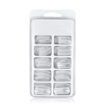 Nail Extension Tips Manufacturer - Crystal Gel Finger Plastic 100 Pieces No Paper Tray Reusable