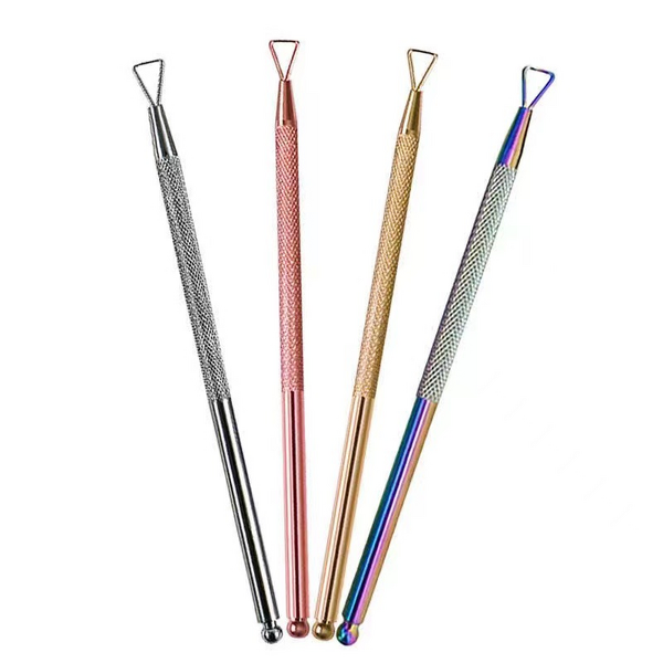 Manicure Tool Manufacturer - Stainless Steel Double-Headed for Polish & Cuticle Removal with Dead Skin Pusher