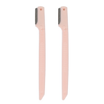Eyebrow Razor Set Manufacturer - 2-Piece Beginner Mini Safety Shaving Anti-Scratch Trimming for Women PU+Stainless Steel
