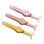 Brow Tweezers Manufacturer - Wholesale Private Label Logo Thick Metal Stainless Steel Eyelash Grip Scissors