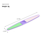 Nail File Manufacturer - Wholesale Colorful 4 Way Diamond Sanding & Polishing