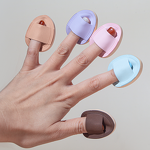 Finger Powder Puff Manufacturer - Dry Wet Dual-use Hydrophilic Non-Latex Marshmallow Thumb Mini Air Cushion Foundation Sponge