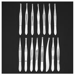 Eyelash Tweezers Manufacturer - Professional Stainless Steel Straight Gold with Custom Logo Slanted Tip Long