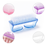 Nail Cleaning Brushes Manufacturer - Nylon with Plastic Handle Grip for Manicure and Pedicure Salons