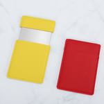 Makeup Mirror Manufacturer - Wholesale High Quality Gift Portable Handle Hold Cosmetic Rectangle Pocket with Pu Bag