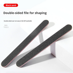 Nail File Manufacturer - Wholesale Black Double Sided EVA Sponge & Polishing Sanding Strip 100/180