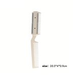 Hair Cutting Comb Manufacturer - Double Edge Razor Blades Thinning Trimmer Double-Sided Thin Plastic