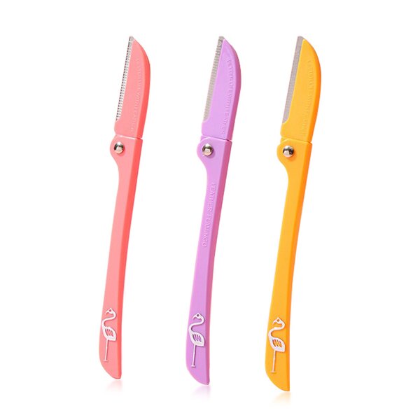Facial Razor Manufacturer - Multipurpose Stainless Steel Shaver Foldable Plastic Portable Hair Trimmer for Women