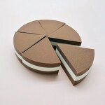 Makeup Sponge Manufacturer - Wholesales 6pcs Round Cake Wedges Triangle Powder Puff Pink Foam