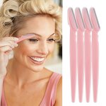 Facial Razor Manufacturer - 12pcs Custom Package Women Men Face Hair Removers Dermaplaning Blades Colorful with Cover