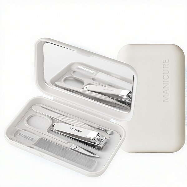 Manicure Cutter Kit Manufacturer - New Ebt 5 in 1 Professional Stainless Steel Right-handed Beauty Care Set