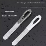 Nail File Manufacturer - Double-Sided Stainless Steel Straight Pattern for Polishing & Shaping