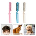 Hair Cutting Comb Manufacturer - Double Edge Razor Blades Thinning Trimmer Double-Sided Thin Plastic
