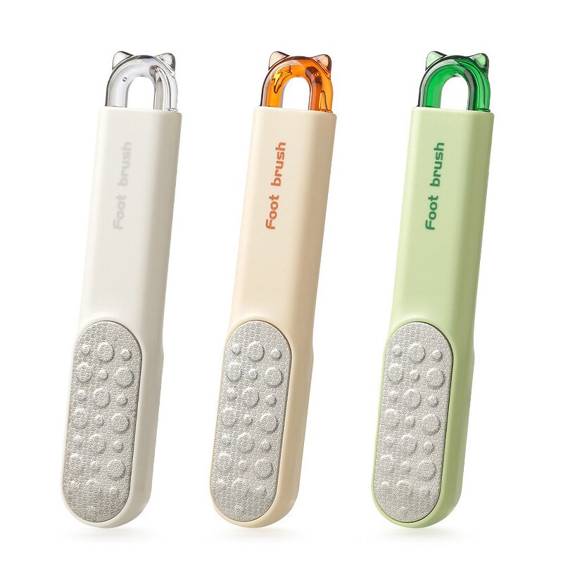 Pedicure Knife Manufacturer - 3 in 1 Professional Callus Remover Plastic Foot File with Brush