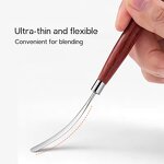 Nail Stirring Stick Manufacturer - Natural Wood Glue Mixing Halo for Oil Dyeing & Color Painting Makeup Tools