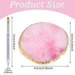 Nail Art Palette Set Manufacturer - Resin with Double-Ended Dotting Pen Mixing Tray Painting Brushes Carving Pen