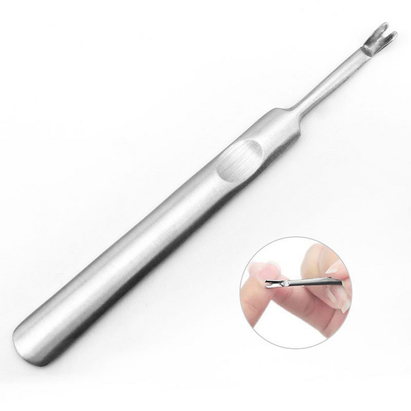 Cuticle Fork Manufacturer - Stainless Steel U-Shaped Sharp Remover File for Nail Care