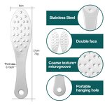Foot Scrubber Manufacturer - Premium Durable Double Sided Stainless Steel Foot File for Salon or Home Use