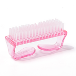 Nail Cleaning Brushes Manufacturer - Nylon with Plastic Handle Grip for Manicure and Pedicure Salons