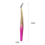 Eyelash Tweezers Manufacturer - New Arrival Stainless Steel Purple Blue Lash Extension Tools Plucking