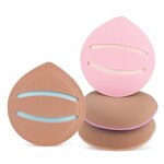 Air Cushion Puff Manufacturer - Drop Pink Purple Large Latex Free Soft Big Custom for Woman Makeup