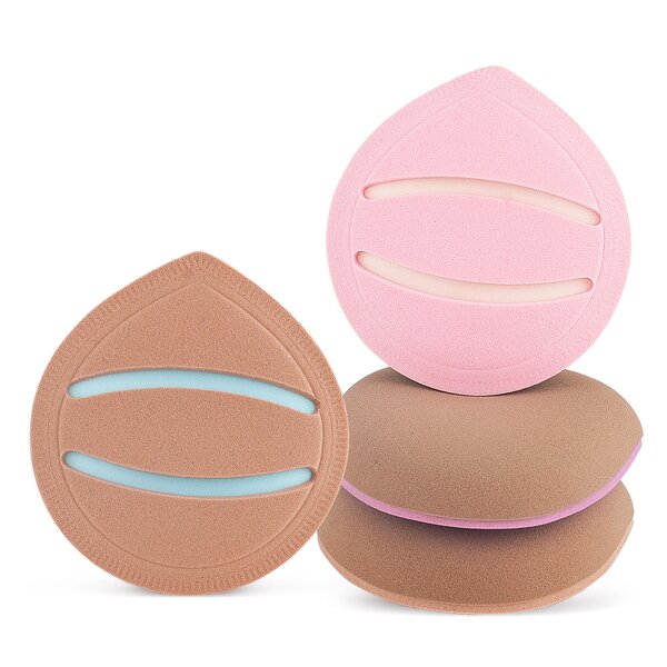 Air Cushion Puff Manufacturer - Drop Pink Purple Large Latex Free Soft Big Custom for Woman Makeup