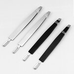Eyebrow Tweezers Manufacturer - Stainless Steel Clip Oblique Slanted Tip for Plucking and Trimming Beauty Makeup