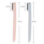 Eyebrow Razor Set Manufacturer - 2-Piece Beginner Mini Safety Shaving Anti-Scratch Trimming for Women PU+Stainless Steel
