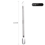 Manicure Tool Manufacturer - Hot Selling Double-Ended Stainless Steel Pusher for Cuticle & Hangnail Removal