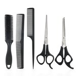 Hair Thinning Scissors Manufacturer - OEM Wholesale Customize Logo Professional 5pcs Set Hair Cutting
