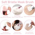 Makeup Brush Manufacturer - Dual-Ended Luxury Vegan Pink Handle Single Face Masking for Foundation Wholesale