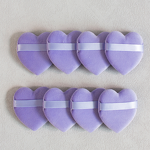 Makeup Puff Set Manufacturer - 8pcs Super Soft Wedge Flocking Cotton Triangle Case for BB Cream Loose Air