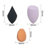 Makeup Blender Manufacturer - Esponja De Maquiagem Pore Soft Bevel Slanted Flat Side 2 Cut Foundation
