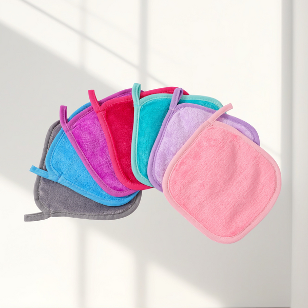 Makeup Remover Towel Manufacturer - Best Selling Lazy Clear Water Flannel 7 Color Thickened Hook Microfiber Face