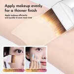 Foundation Brush Manufacturer - Private Label Double End Liquid Clay Face Facial Mask Applicator Soft Synthetic