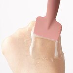 Facial Mask Brush Manufacturer - New 2 in 1 Double-Ended Cleansing Brush Head Silicone Applicator Spatula