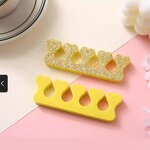 Toe Separator Manufacturer - Nail Art Tools Peach Heart Sponge Eva Finger Toe Splitter Manicure Divider