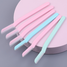 Eyebrow Razor Manufacturer - Wholesale Women Anti-Scratch Stainless Steel & Plastic Macro Blade Sharp Trimming Knife