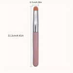 Nail Art Pen Manufacturer - Clear with Silicone Lip Brush Hypoallergenic Gradient Smudge Stick for Mirror Powder