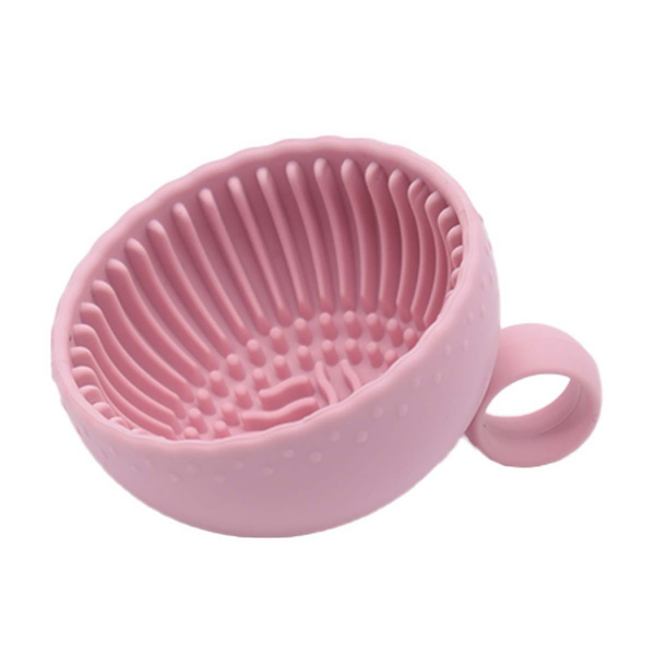 Makeup Brush Cleaner Manufacturer - Hot-selling Portable Silicone Cleaning Bowl Easy Carry RTS Face Beauty Tool