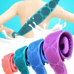 Massage Scrubber Brush Manufacturer - High Quality Body Healthcare Personal Care Bath Shower Silicone Back for Skin